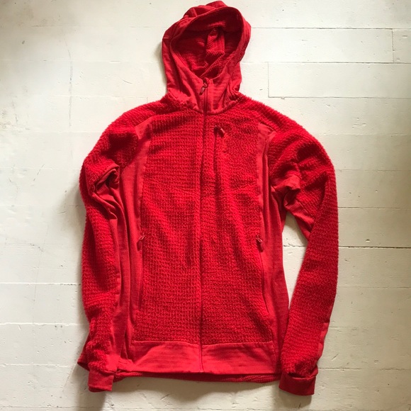 Norrona | Jackets u0026 Coats | Norrona Red Lightweight Hoodie Lofoten Alpha  Raw Zip Hoodie Rebel Red | Poshmark
